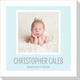 Your Text and Colored Frame Photo Napkins Image 1 of 6